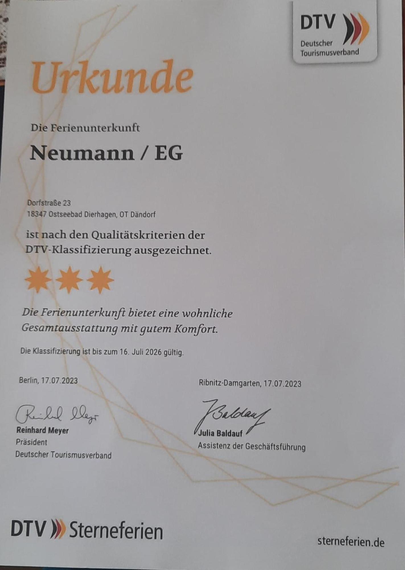 3***Ferienwohnungen Neumann Dändorf Eksteriør bilde