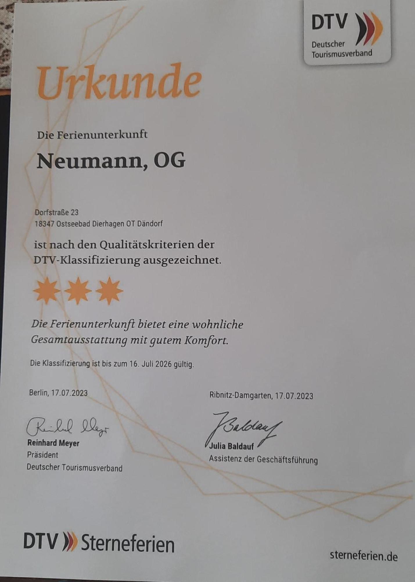 3***Ferienwohnungen Neumann Dändorf Eksteriør bilde